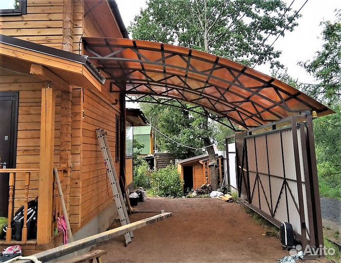 Навес под ключ