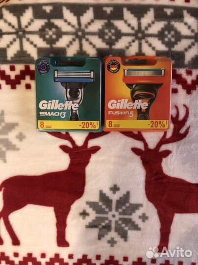 Лезвия для бритвы Gillette