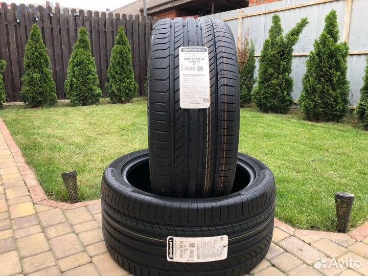 Continental ContiSportContact 285/40 R22 и 325/35 R22 110Y