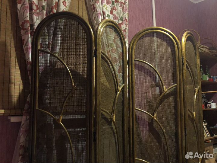 Ширма из ротанга