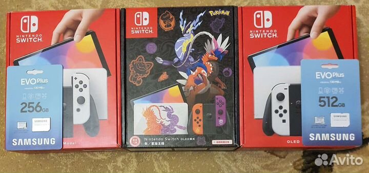 Nintendo switch oled новая белая