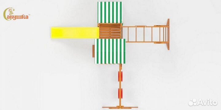 Детские площадки домики горка качели