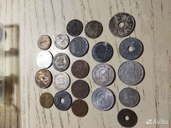 Монеты Европы середина 20 века