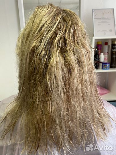 Кератин ботокс волос