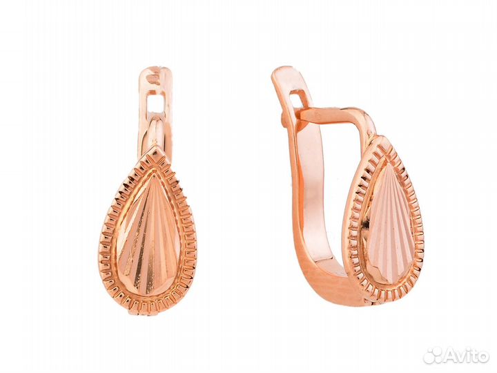 Серьги золотые