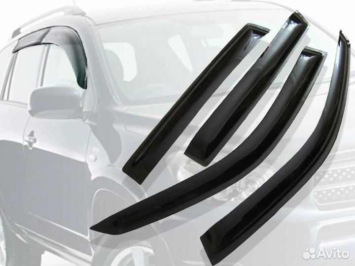 Ветровики subaru forester 2009-2012г