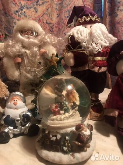 Новогодний декор для дома, деды морозы,снеговики