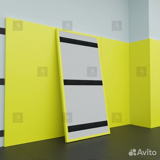 Стеновой протектор Line-Sport желтый