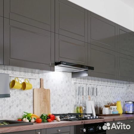 Вытяжка встраиваемая LEX hogan 600 black в Новосиб