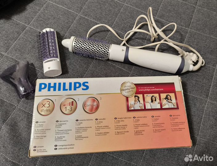 Фен-щетка/стайлер для волос Philips HP8650