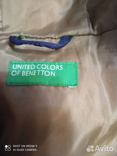 Пуховик для мальчика 140 Benetton