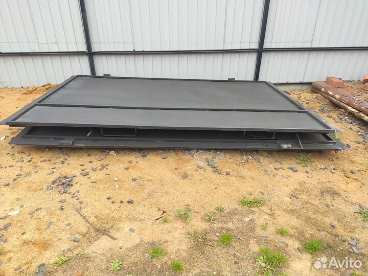 Ворота гаражные металлические бу