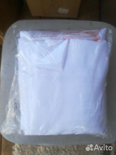 Тюль вуаль белый