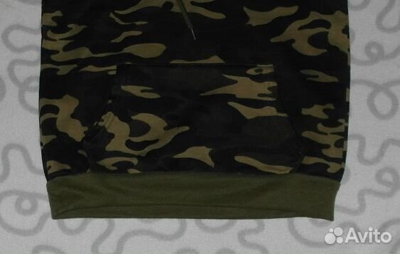 Толстовка с капюшоном на флисе, 134-140 см