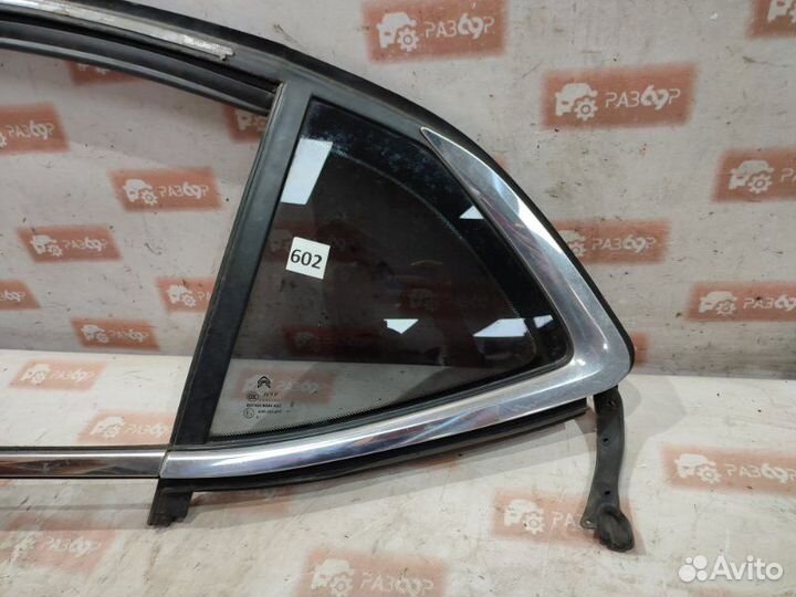 Стекло двери заднее левое Citroen C4 седан EC5