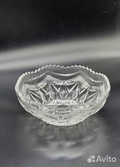 Хрустальная ваза (конфетница, салатница) СССР