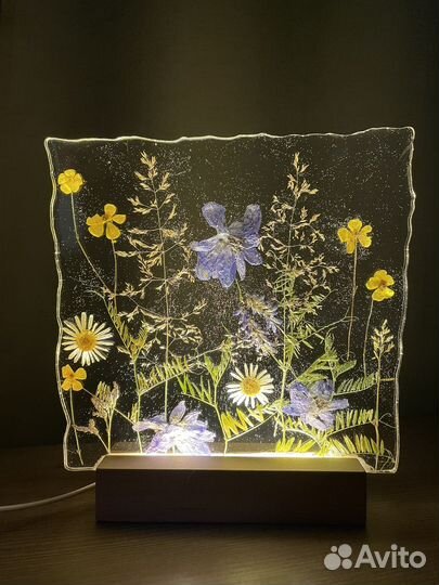 Светильник из эпоксидной смолы