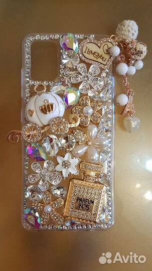 Чехол samsung А 51 со стразами