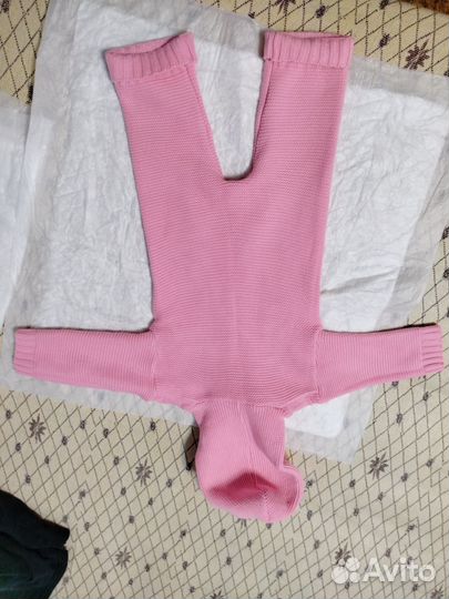 Комбинезон вязаный от 3-6 мес