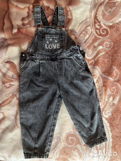 Джинсовый комбинезон для девочки