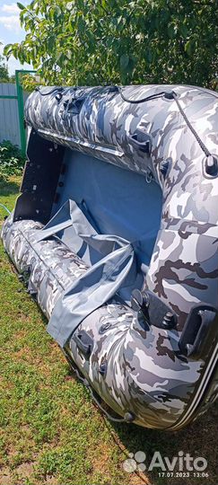 Лодка 3.50 жёсткий пол 45 баллон