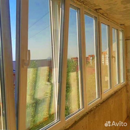 Пластиковые окна. остекление домов