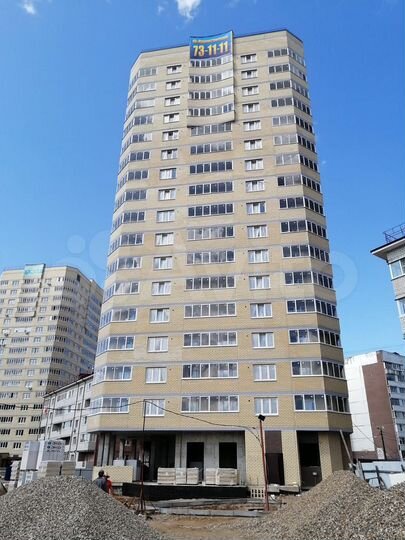 2-к. квартира, 63,6 м², 9/17 эт.