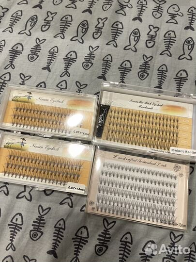 Ресницы накладные пучки