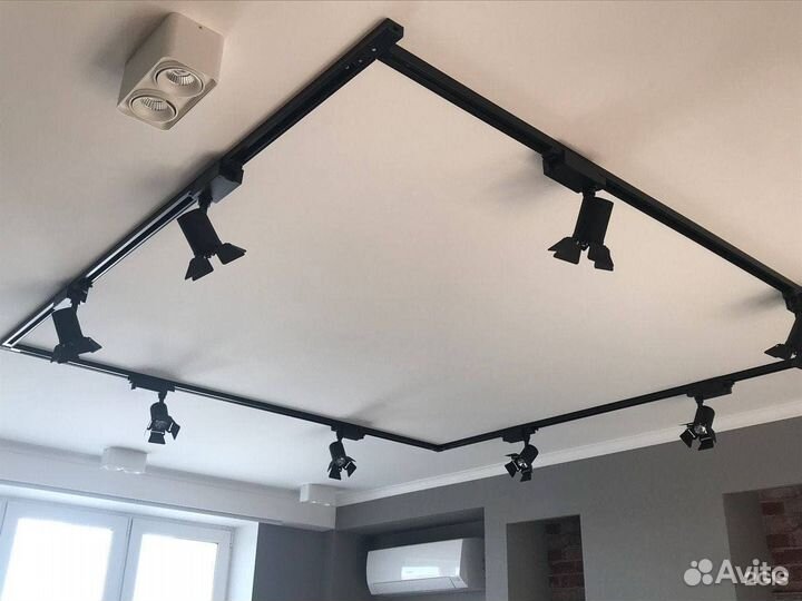 Светильник трековый однофазный дпо под лампу GU10