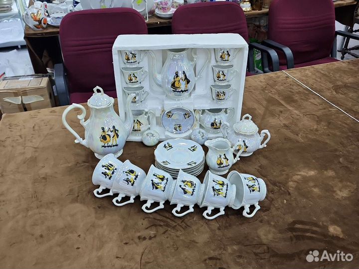 Чайно кофейный сервиз. Чехословакия