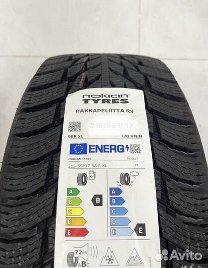 LADA Vesta, Nokian Hakkapeliitta R3 195/55 R16