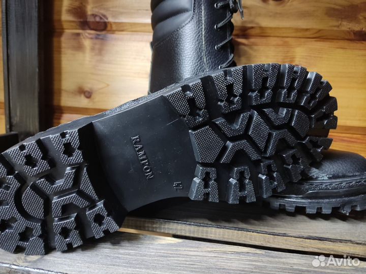 Берцы военные (нат.мех) омон Хром тэп