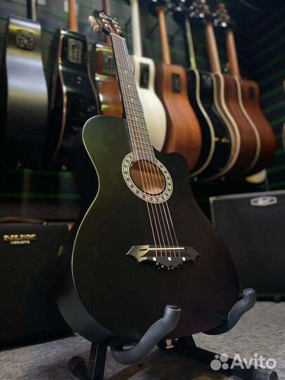 Гитара акустическая Черная