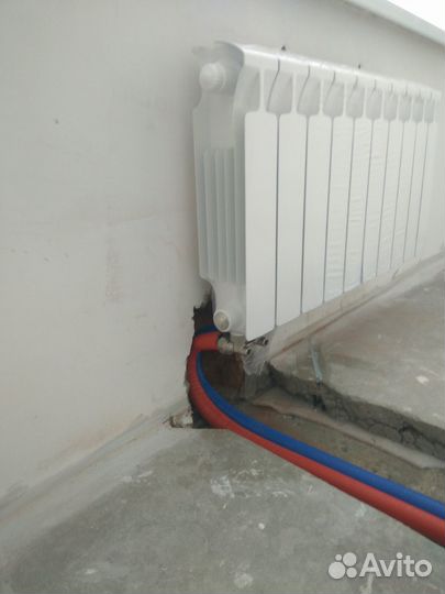 Отопление теплый пол,теплый плинтус, водоснабжение