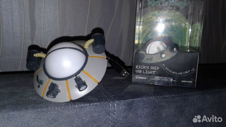 Ночник USB Рик и Морти. Тарелка Рика Санчеза