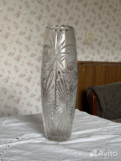 Хрустальная ваза