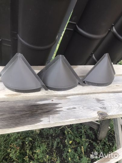 Полукруглый конек на крышу