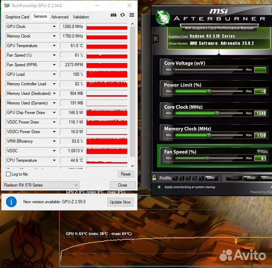 RX 570 Sapphire Nitro+ OC 4GB