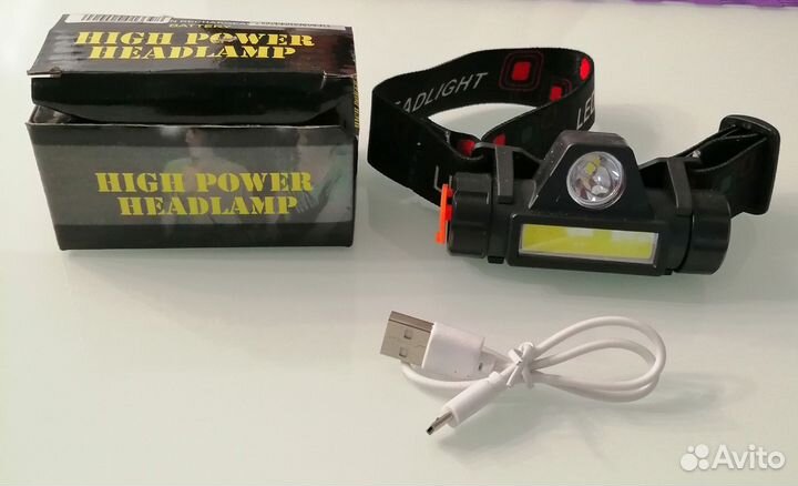 Налобный фонарь на аккумуляторе