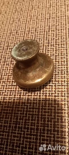 Латунная ручка антикварная