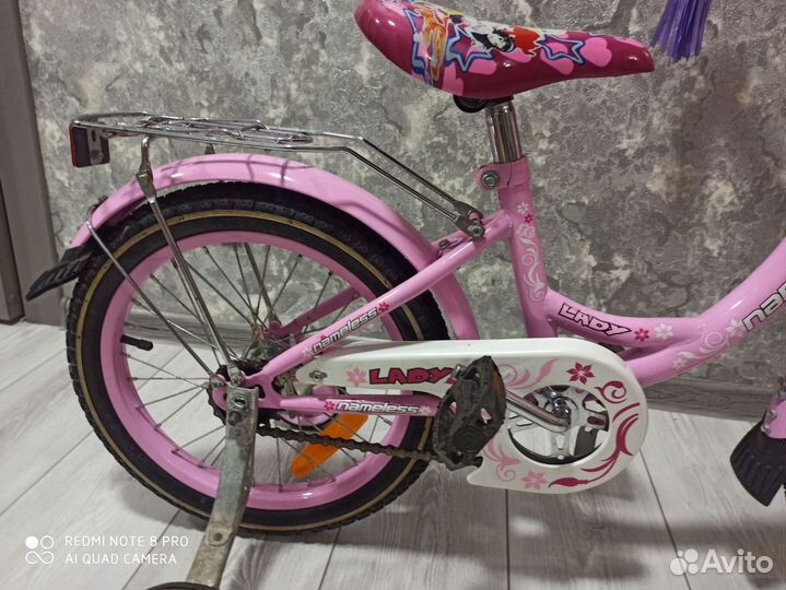 Детский велосипед 16 для девочки