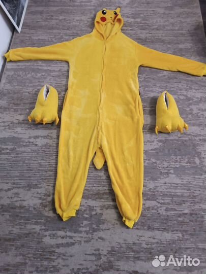 Пижама кигуруми пикачу