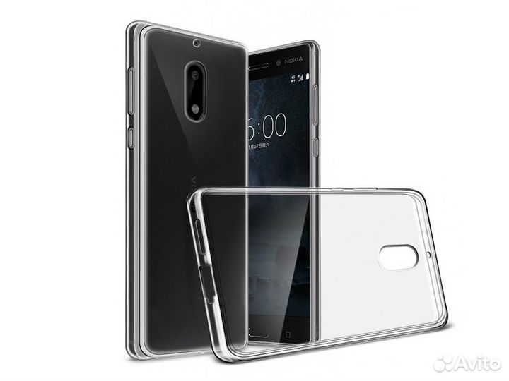 Силиконовые Чехлы для Nokia 5, Nokia 6, Nokia 7