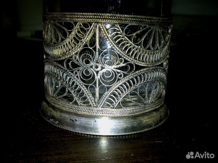 Подстаканники мельхиоровые - сканные