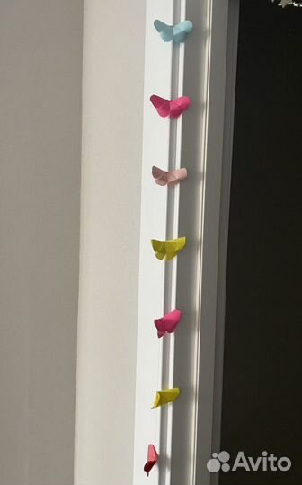 Бабочки на нитке, панно, занавес, штора из бабочек