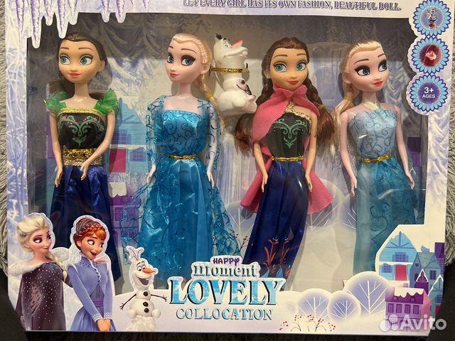 Холодное сердце Олаф, Анна, Эльза набор 5 штук