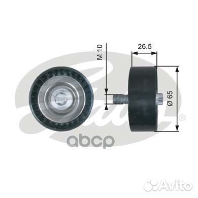 Ролик обводной приводного ремня T36464 Gates