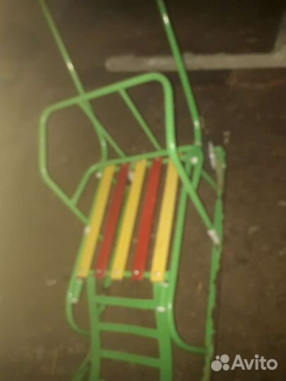 Детские санки на колесах