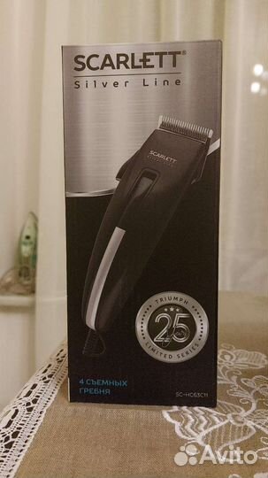 Машинка для стрижки волос, Scarlett, новая
