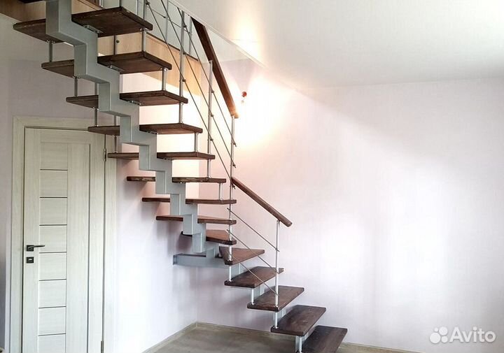 Обшивка ступеней Дубом